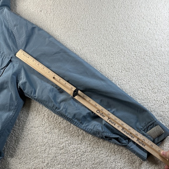 Woolrich Jacket Men's Large Blue Hooded Mountain Parka Wool Flannel‎ Lined 6108 - Picture 14 of 14